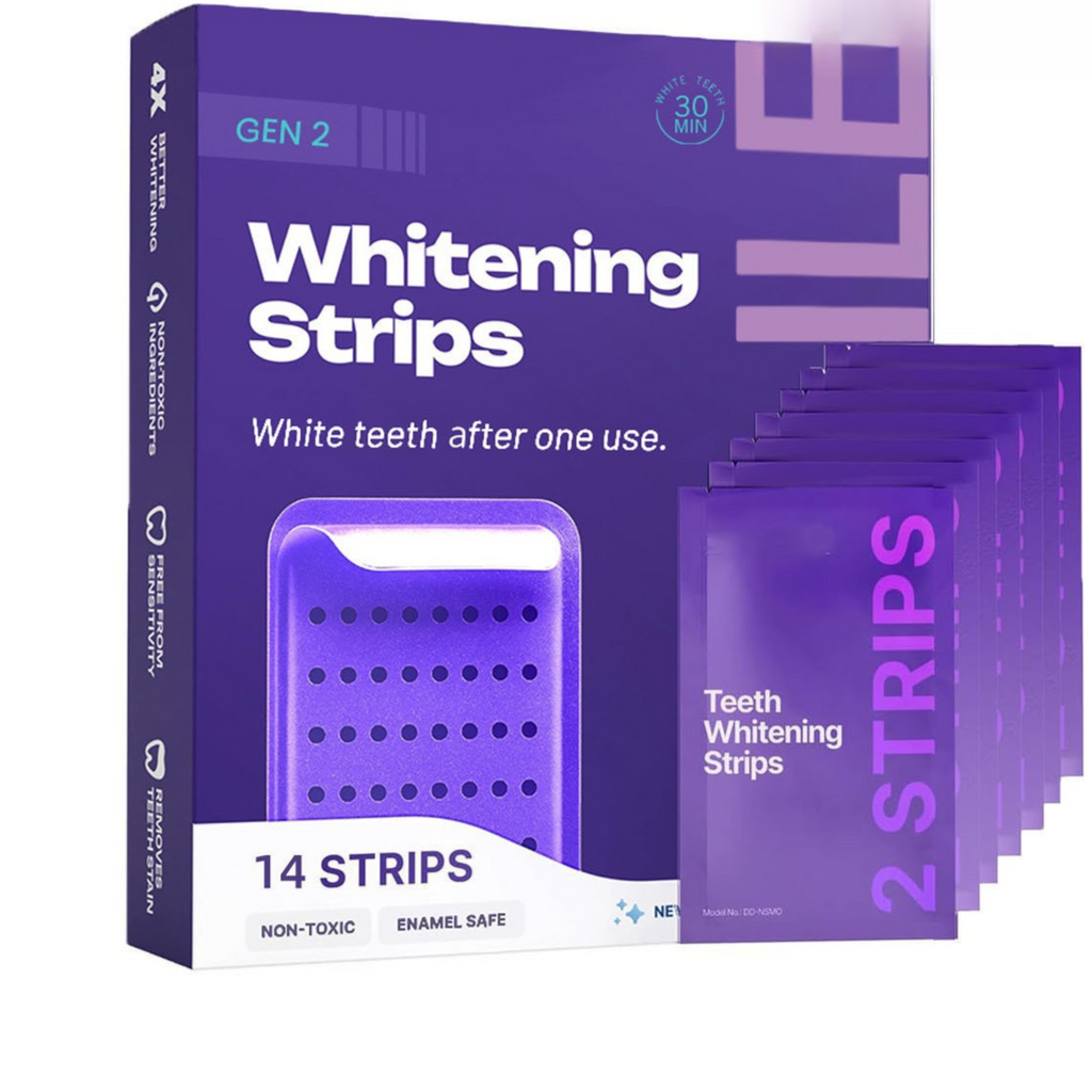 advanced purple whitening strips